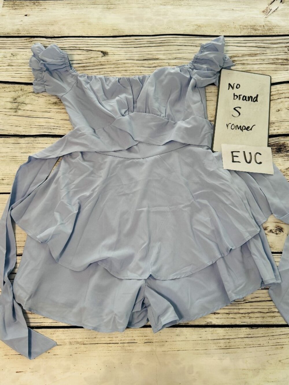 Cute blue romper